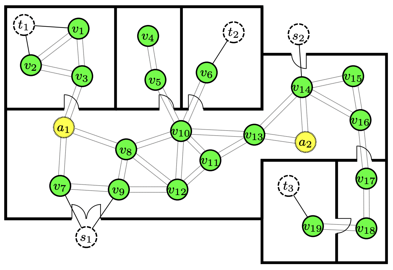 Mapping, localization and path planning for image-based navigation using visual features and map thumbnail