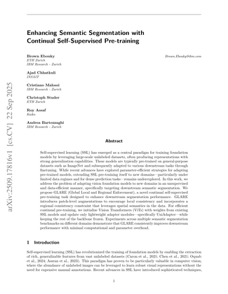 Enhancing Semantic Segmentation with Continual Self-Supervised Pre-training thumbnail